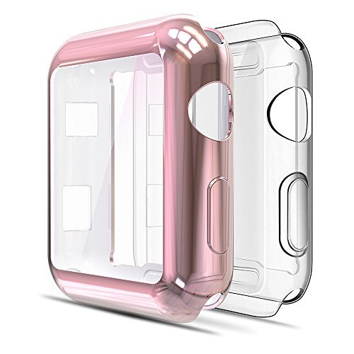 Producto Simpeak Funda Compatible con Apple Watch 38mm Series 3/2(1*Transparent