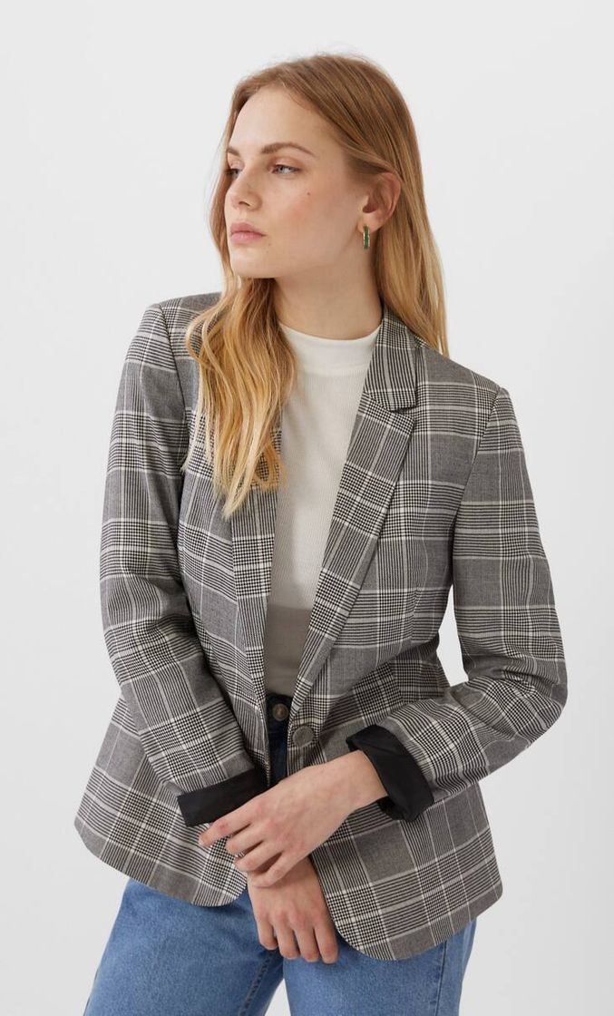 Productos Blazer basica punto gris marengo stradivarius