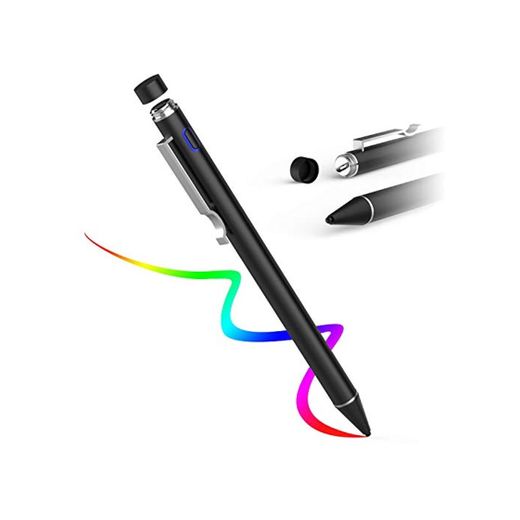AWAVO Lápiz Capacitivo para Pantallas táctiles Apple Pencil, Styli Recargable con Punta