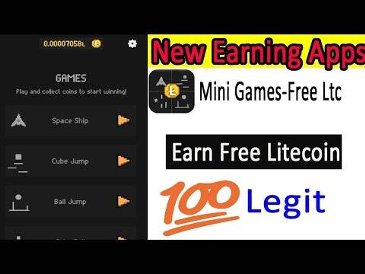 App Mini game Litecoin gratis/free