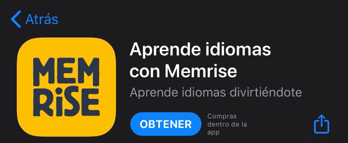 App Aprende idiomas con Memrise