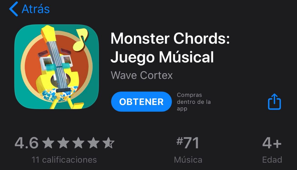 Monster Chords: Juego musical