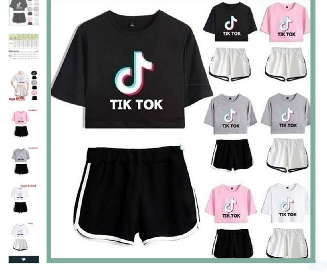 Fashion Conjunto de Tik Tok