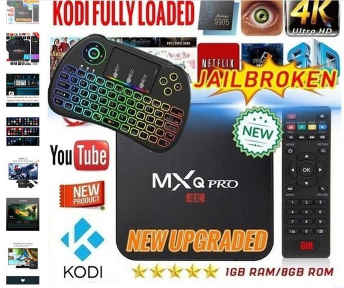 Productos TV Box MxQ Pro