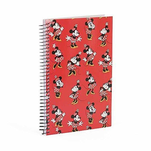 Minnie Mouse- Cheerful Bloc de Notas, Color Rojo