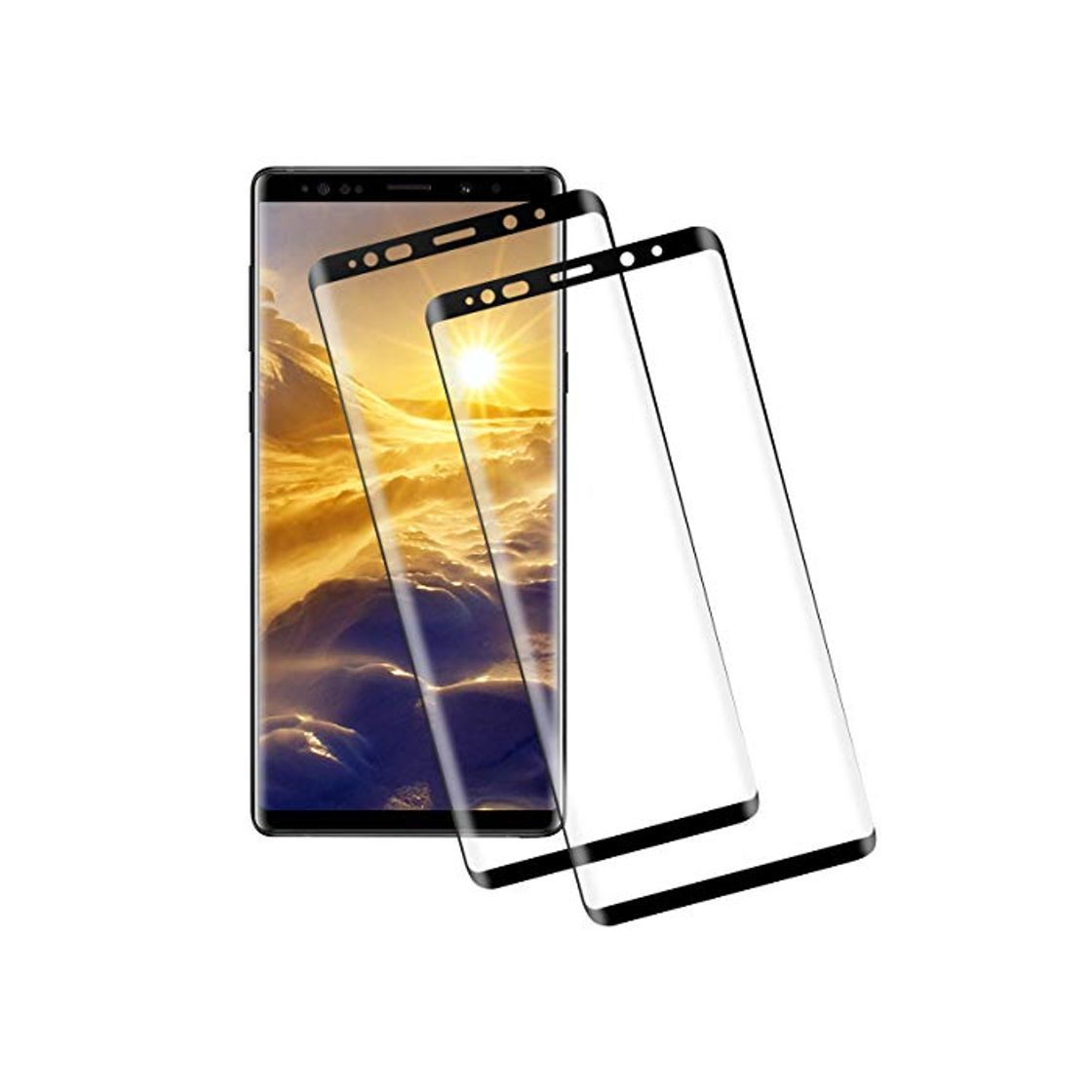 Producto Miuphro Cristal Templado Compatible con Samsung Galaxy Note 9 [2-Unidades]