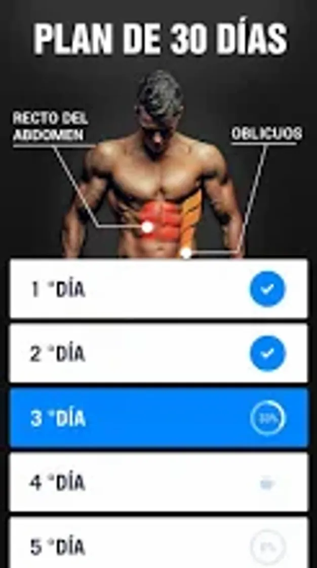 Aplicaciones Abdominales en 30 días 