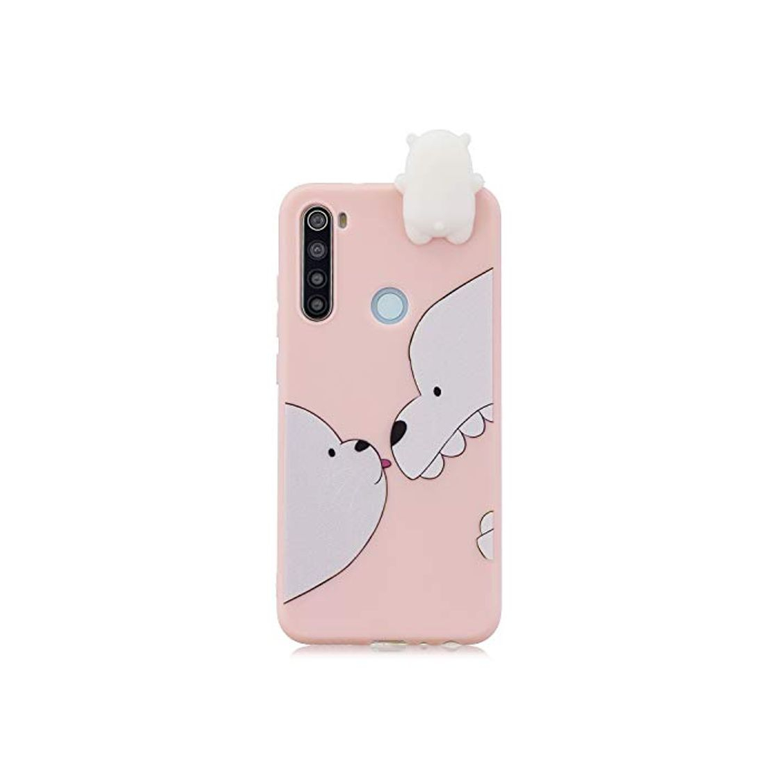 Product Nodigo Funda Compatible con Xiaomi Redmi Note 8 Silicona 3D Animal Dibujos