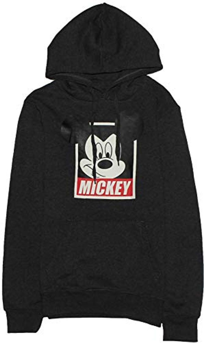 Products Disney Sudadera con Capucha de Mickey Mouse Hombre Gris Gris Oscuro M