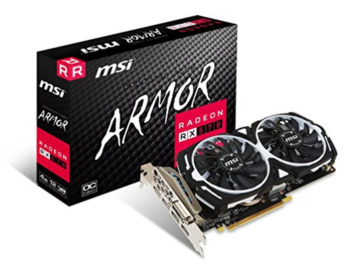 Electrónica MSI Radeon RX 570 Armor 4G OC - Tarjeta Gráfica