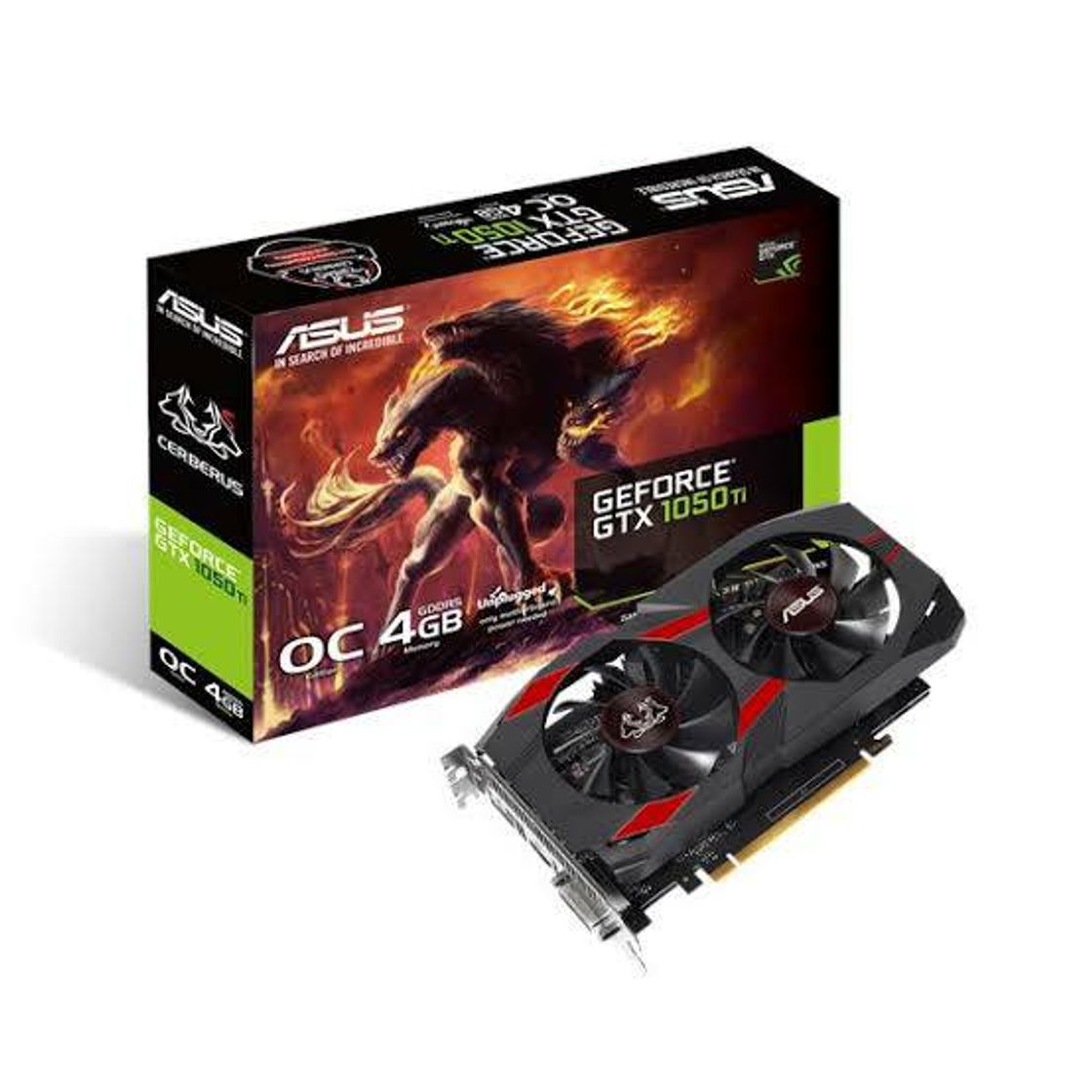 Moda ASUS CERBERUS GTX 1050TI