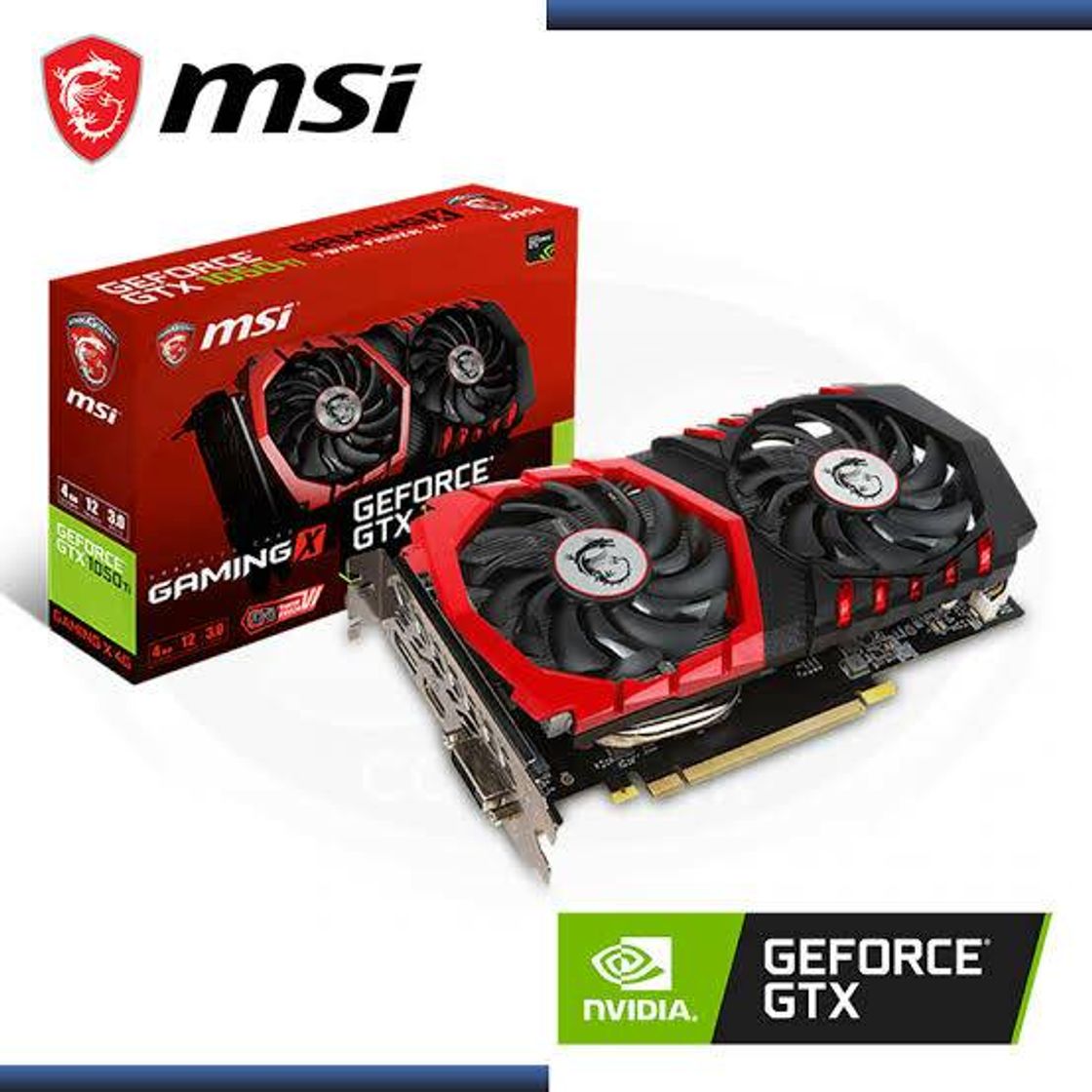 Moda MSI GeForce GTX 1050 TI Gaming