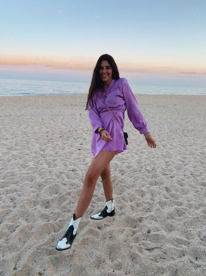 Social Vestido satin Zara