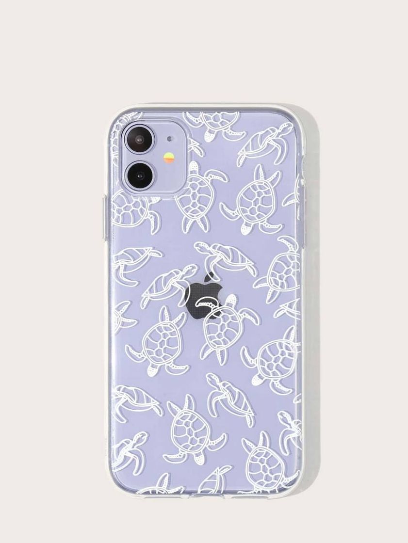 Product Funda de iPhone transparente con estampado de tortuga