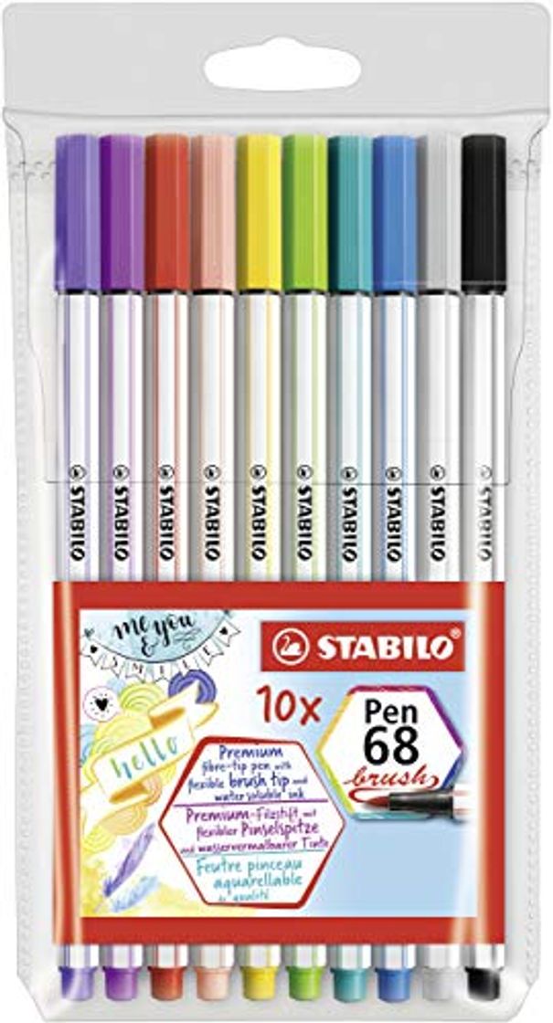 Place Rotulador punta de pincel STABILO Pen 68 brush