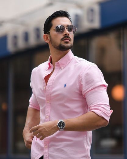 Camisa polo Ralph Lauren color rosa