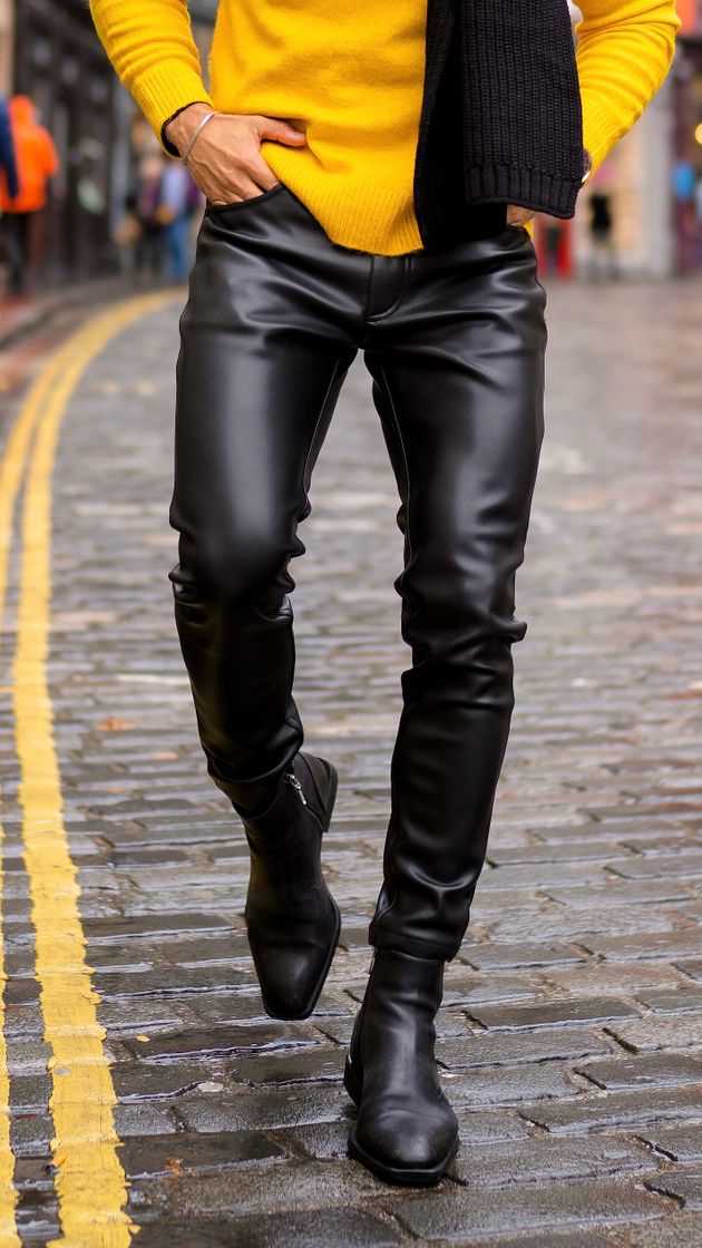 Moda FAUX LEATHER PANTS