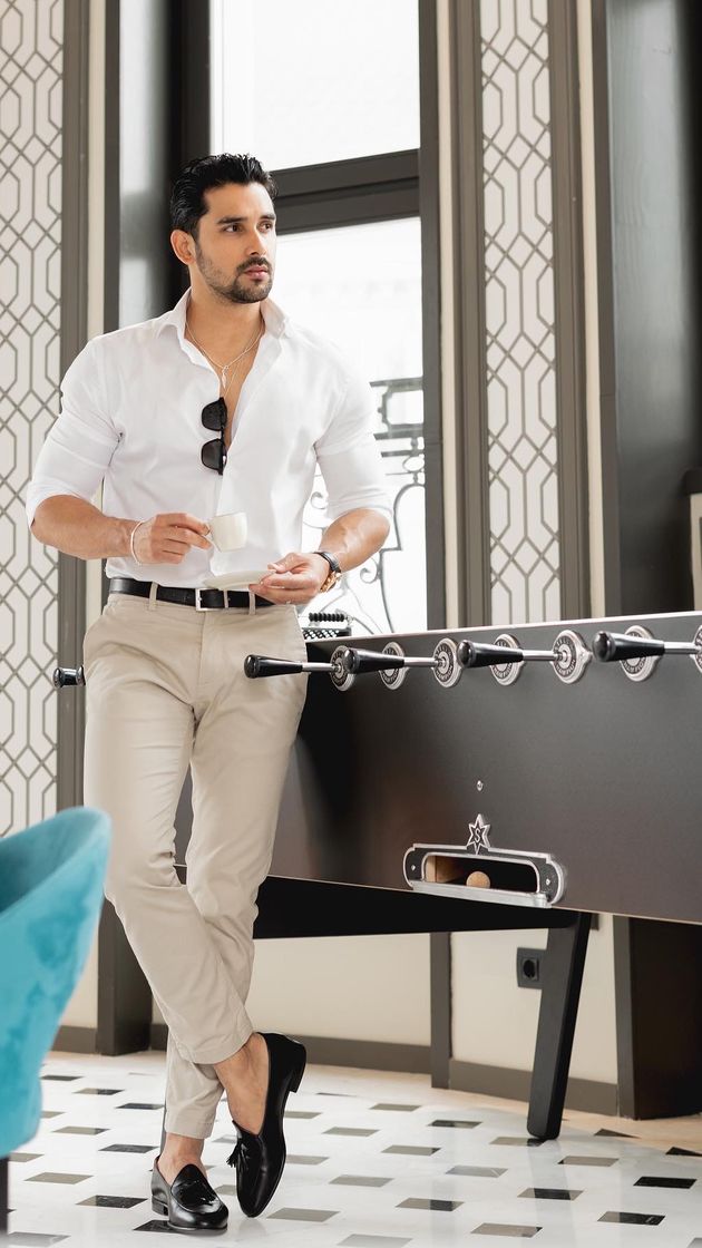 Social Camisa traje slim fit algodón - Hombre