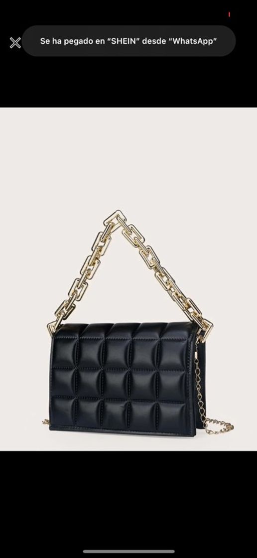Social Bolso negro cadena