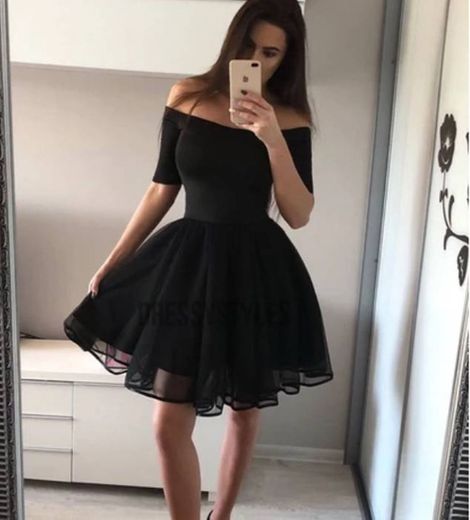 Sexy Off The Shoulder Tulle A Line Mini Short Homecoming Dress