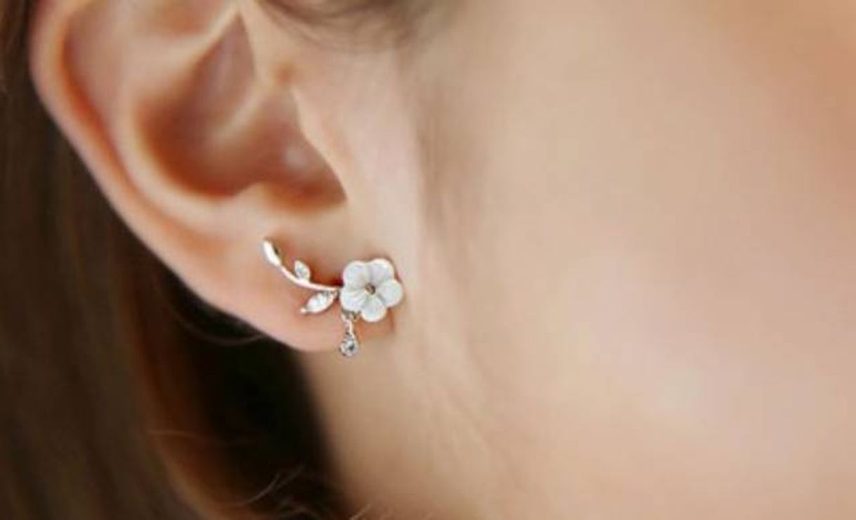 Productos Earring fashion silver shell flower 