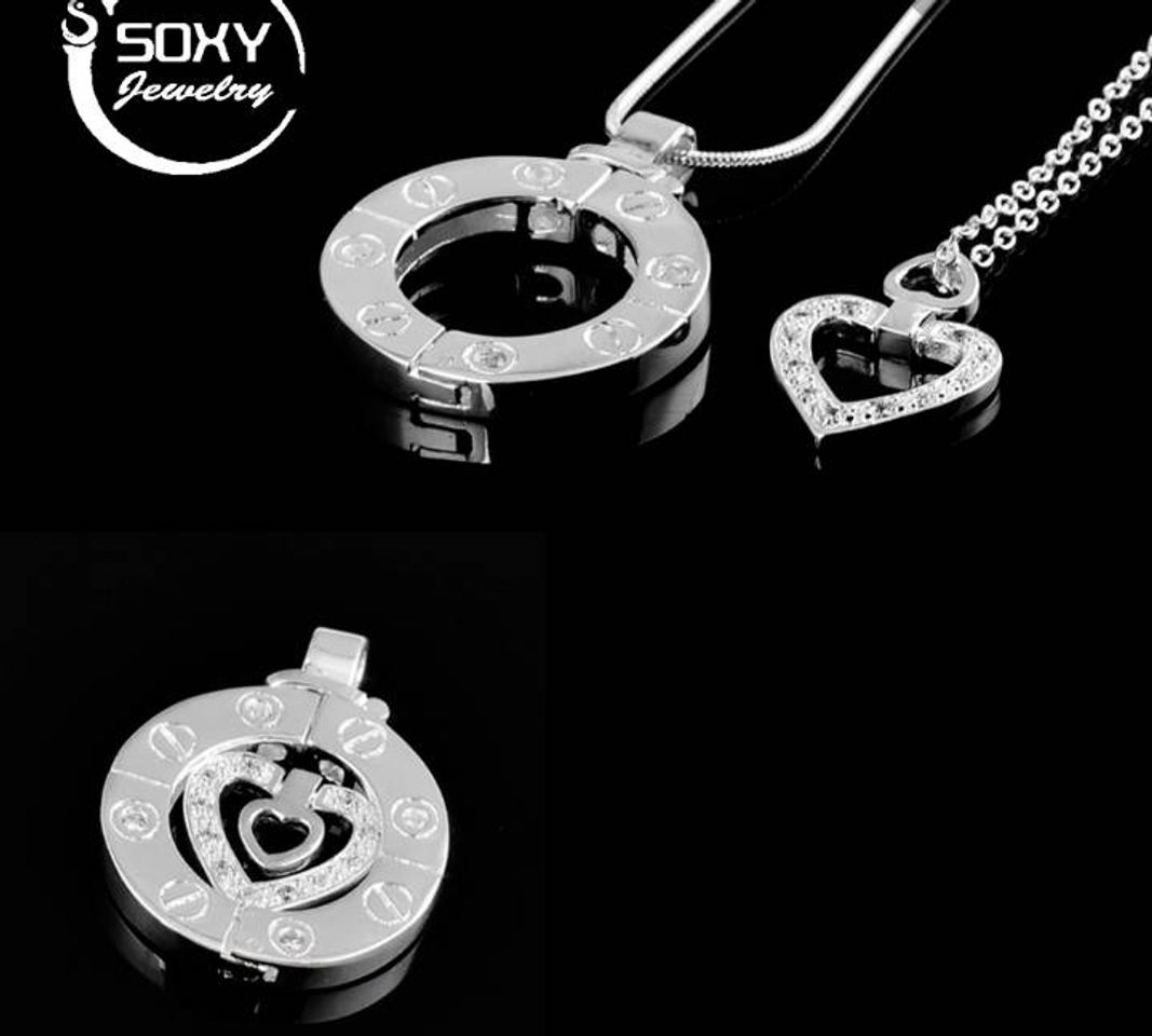 Social collar de pareja par de joyas escalera al cielo

