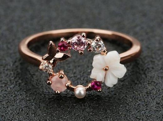 Anillo de flowers