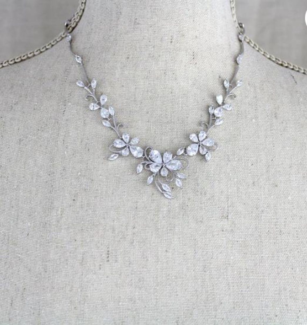 Product Crystal bridal necklace 