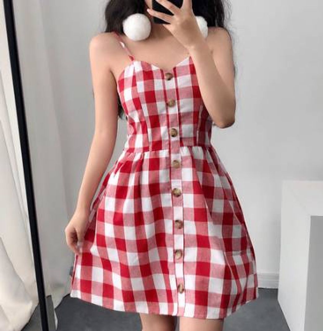 Fashion Dress plaid skirt