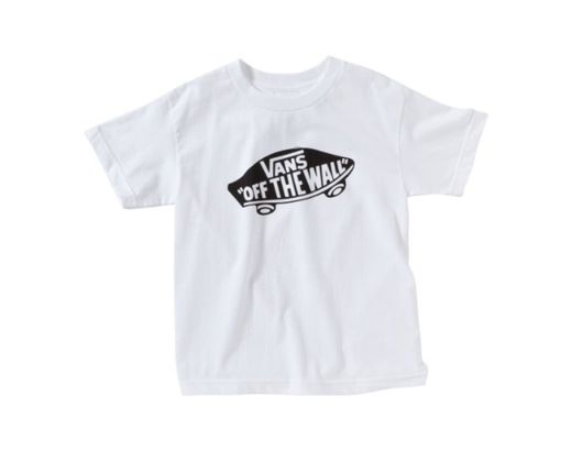 Vans OTW Childrens - Camiseta para niño, Blanco