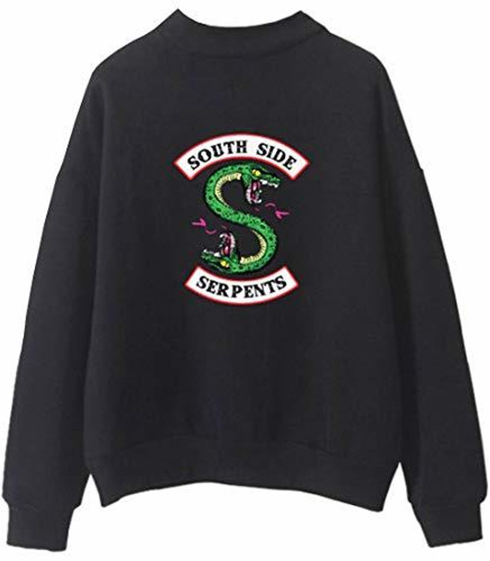 Products EMILYLE Mujer Riverdale Serpiente Casual Sudadera con Cuello Alto S