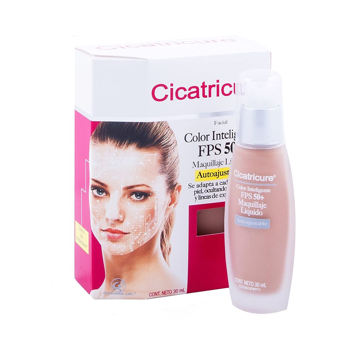 Fashion Cicatricure Maquillaje Color Inteligente FPS 50+ 30 ml