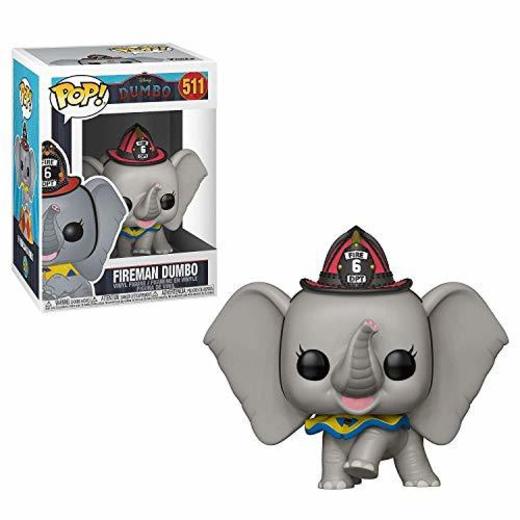 Funko Vinyl: Disney: Dumbo: Pop 1 Fireman Figura de Vinilo,