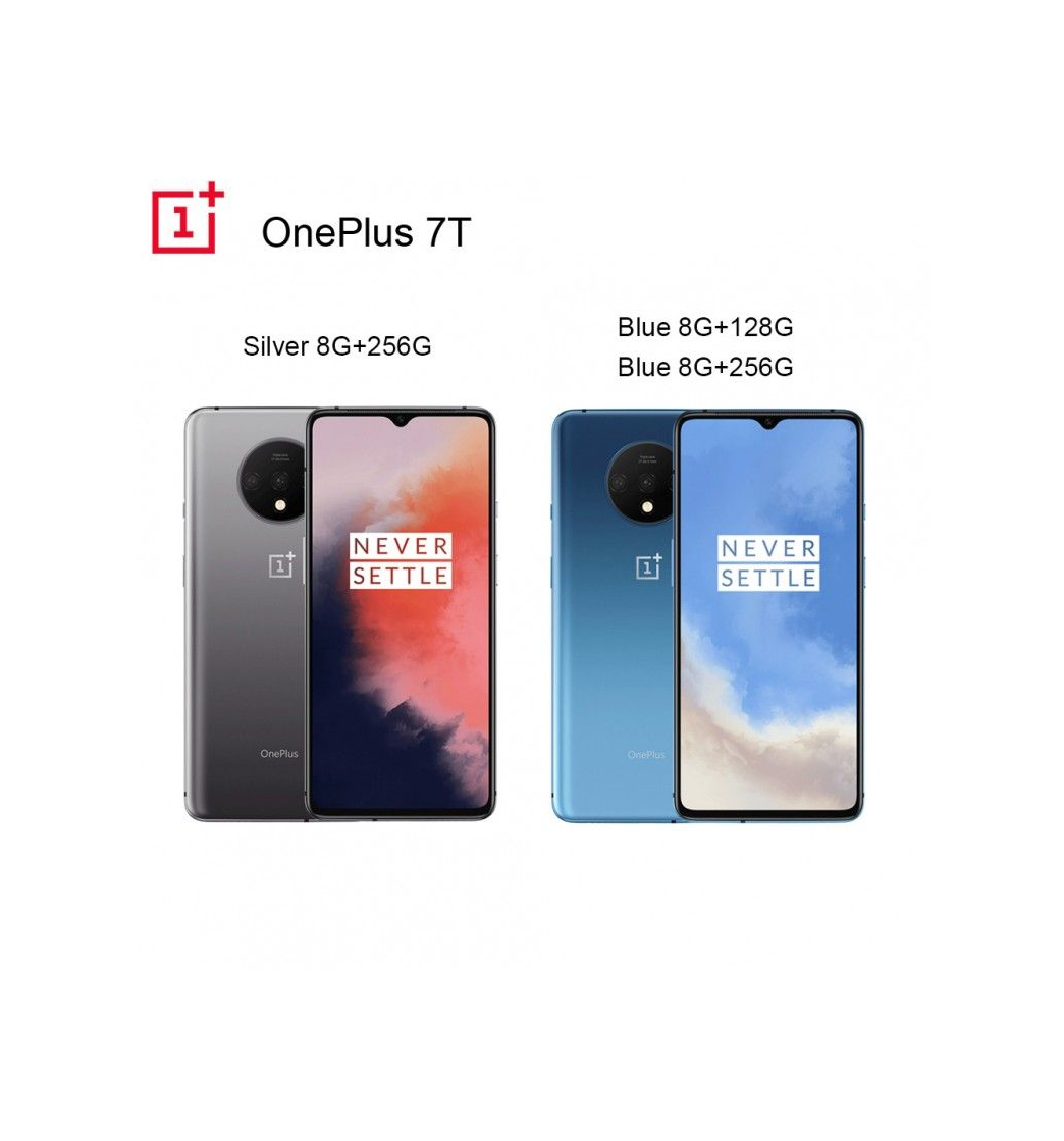 Electronic OnePlus 7T Smartphone Glacier Blue | 6.55"/16,6 cm AMOLED Display 90Hz Power