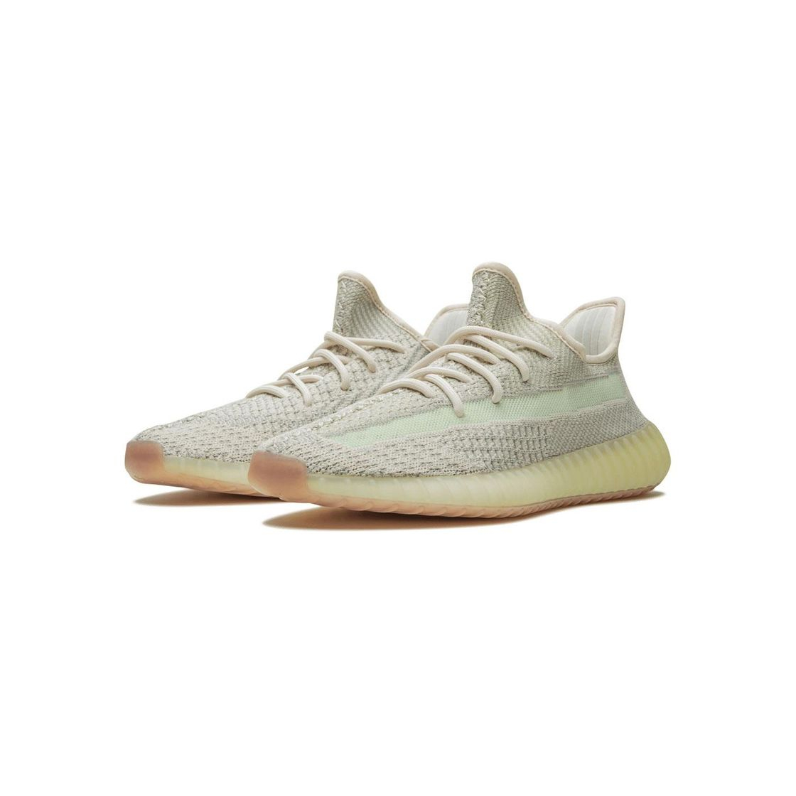 Moda Yeezy Boost 350 V2 'Citrin White Non-Reflective'