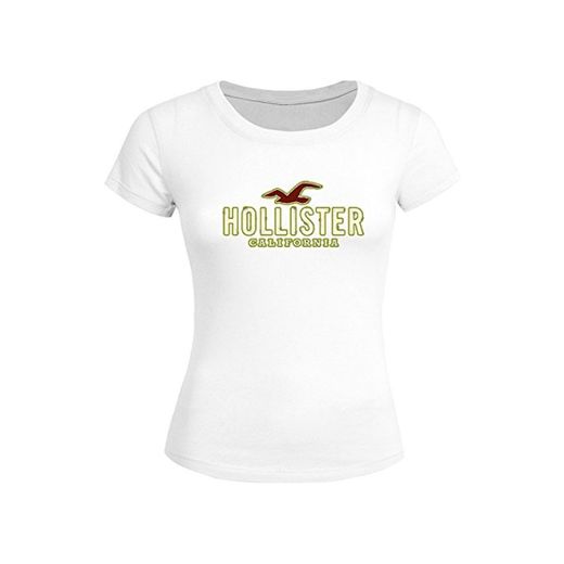 Hollister Logo Diy Printing For Ladies Womens T