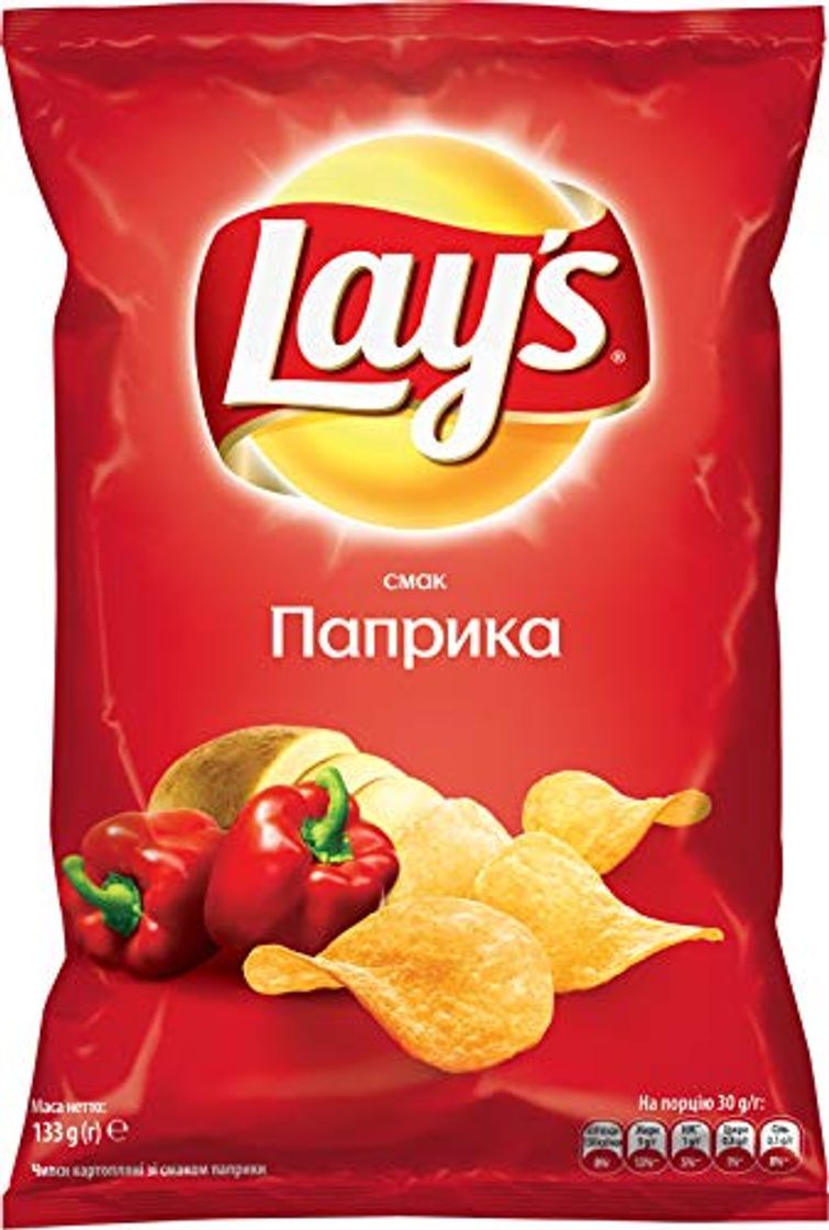 Lugares Lay's papas fritas súper paprika 45 gr 20x