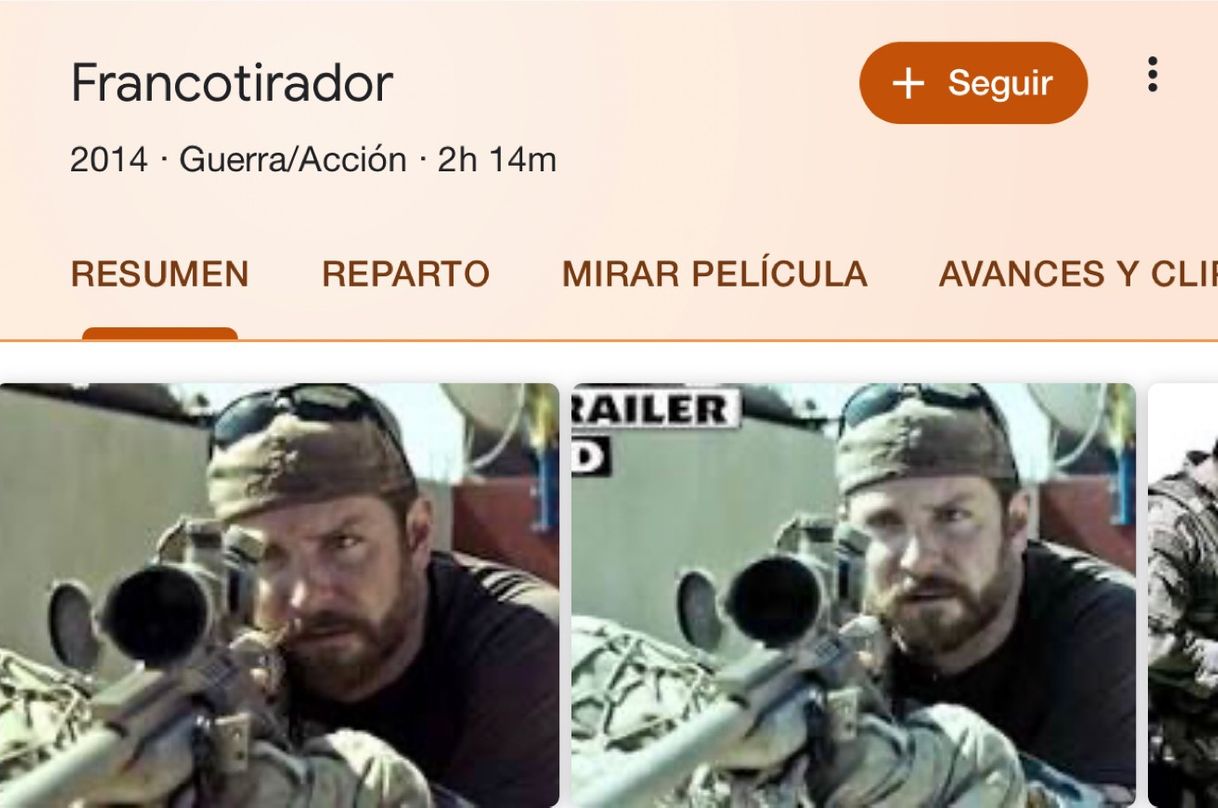 Película El francotirador