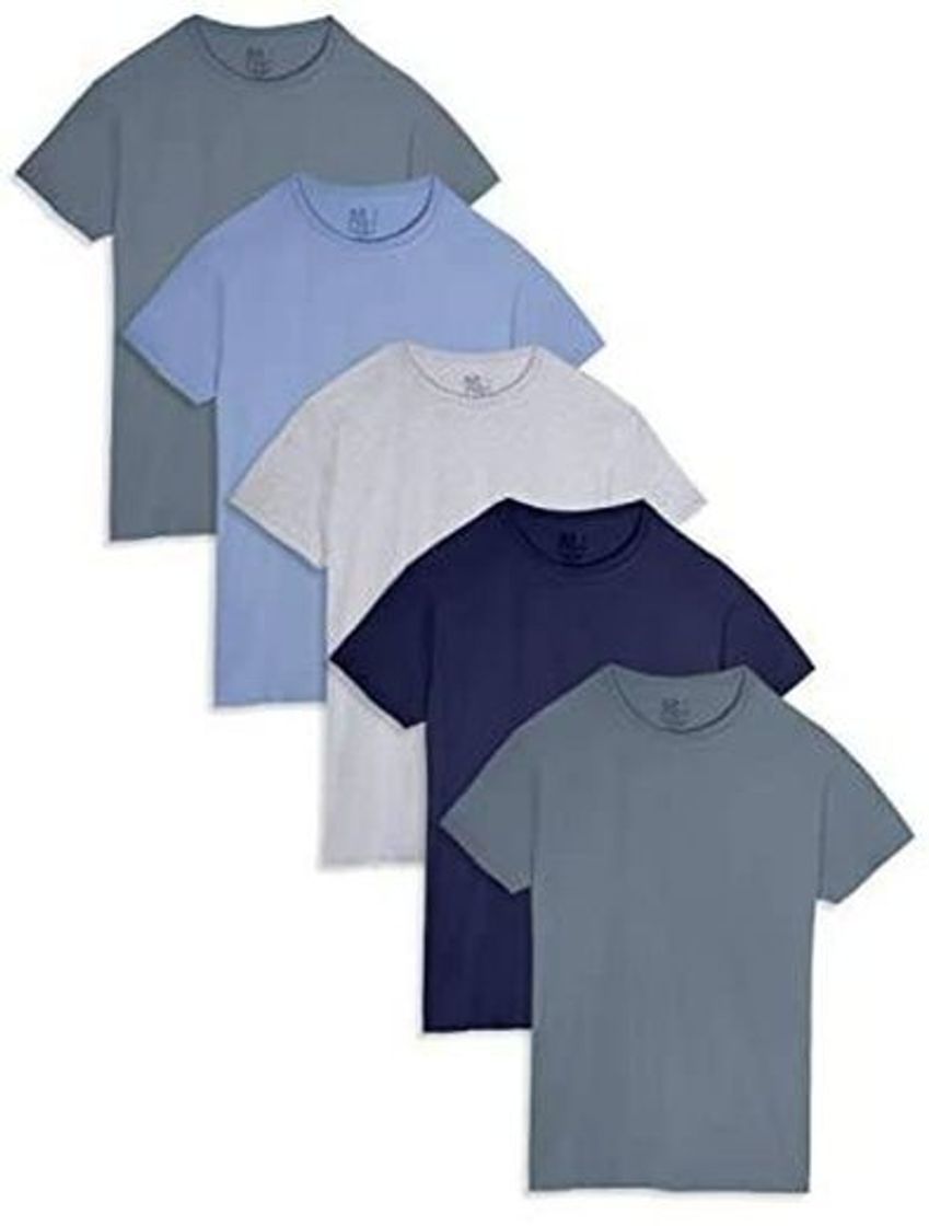 Social Fruit of the Loom Men's Crew Neck T-Shirt Multipack