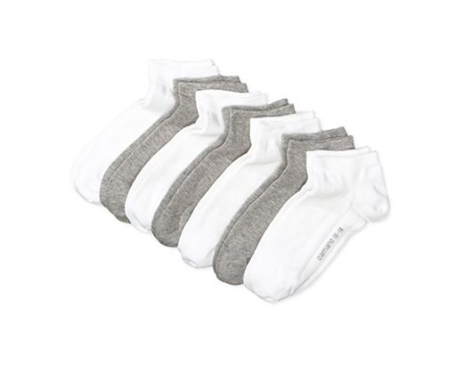 Camano 3003 Ca-Soft Sneaker 7 Paar Calcetines cortos, Blanco