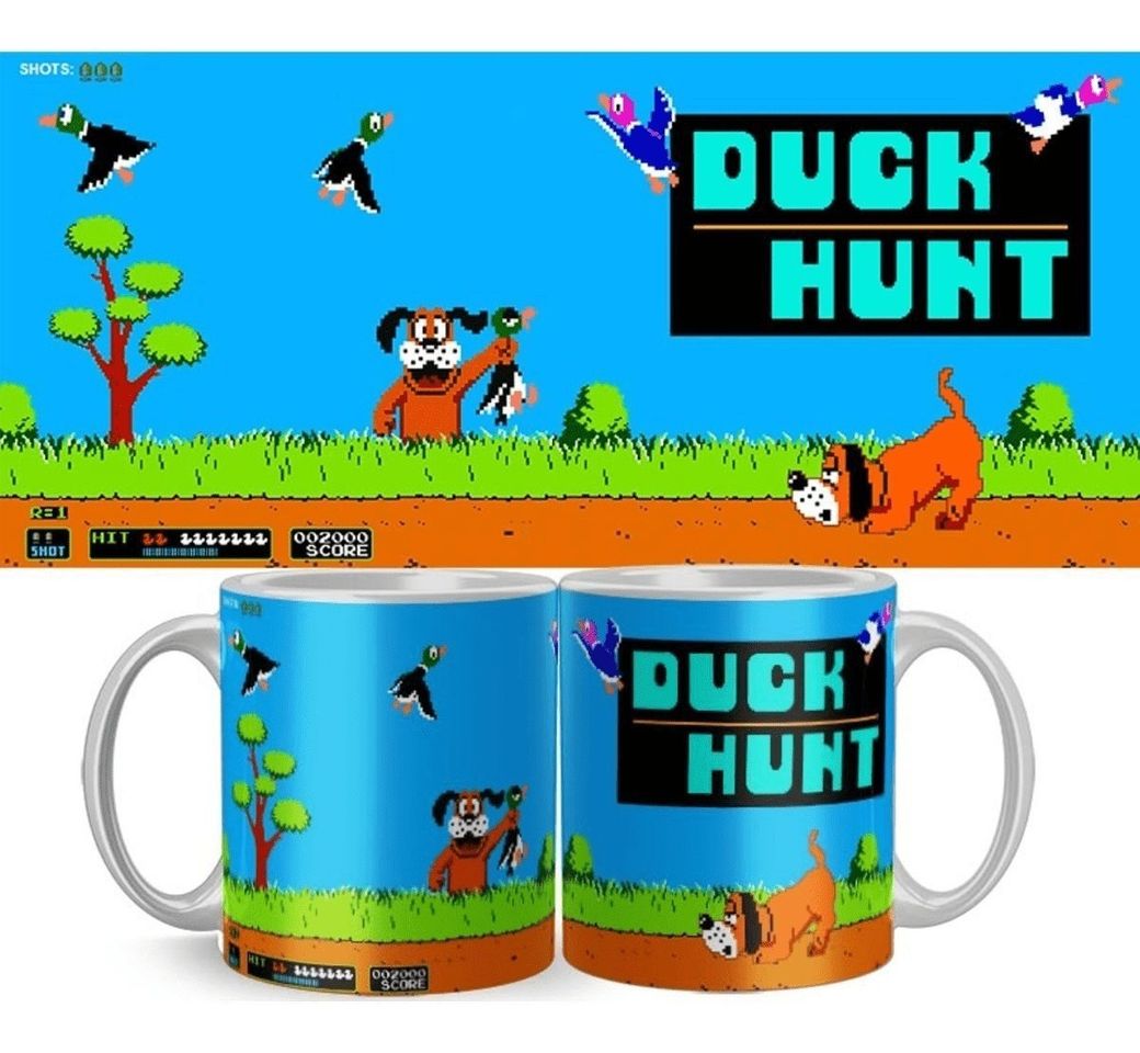 Fashion Taza gamer Duck Hunt