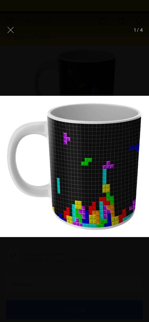 Fashion Tazas gamer tetris