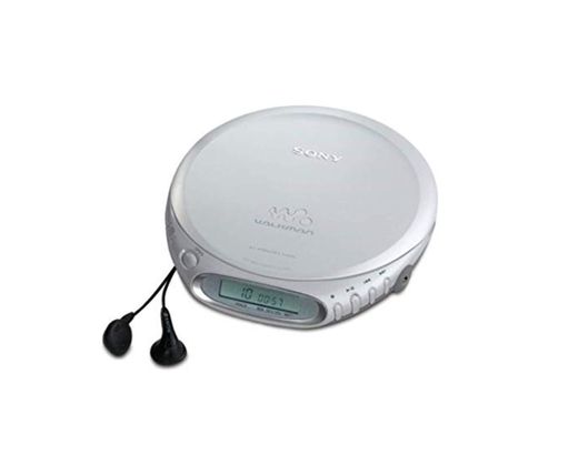 Sony D-EJ361 Personal CD Discman Walkman Personal CD Player Plata - Unidad