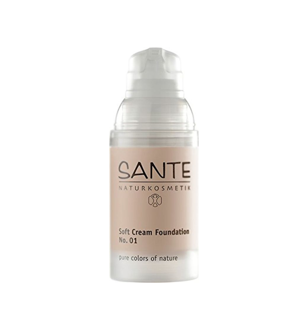 Sante Naturkosmetik Soft Cream Foundation Maqu 01 Porcellan