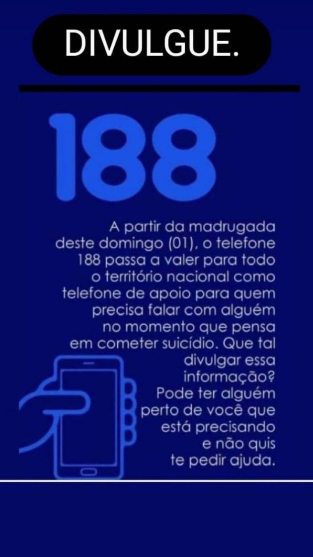 Fashion Disque 188 oferece apoio emocional e prevenção ao suicídio ...