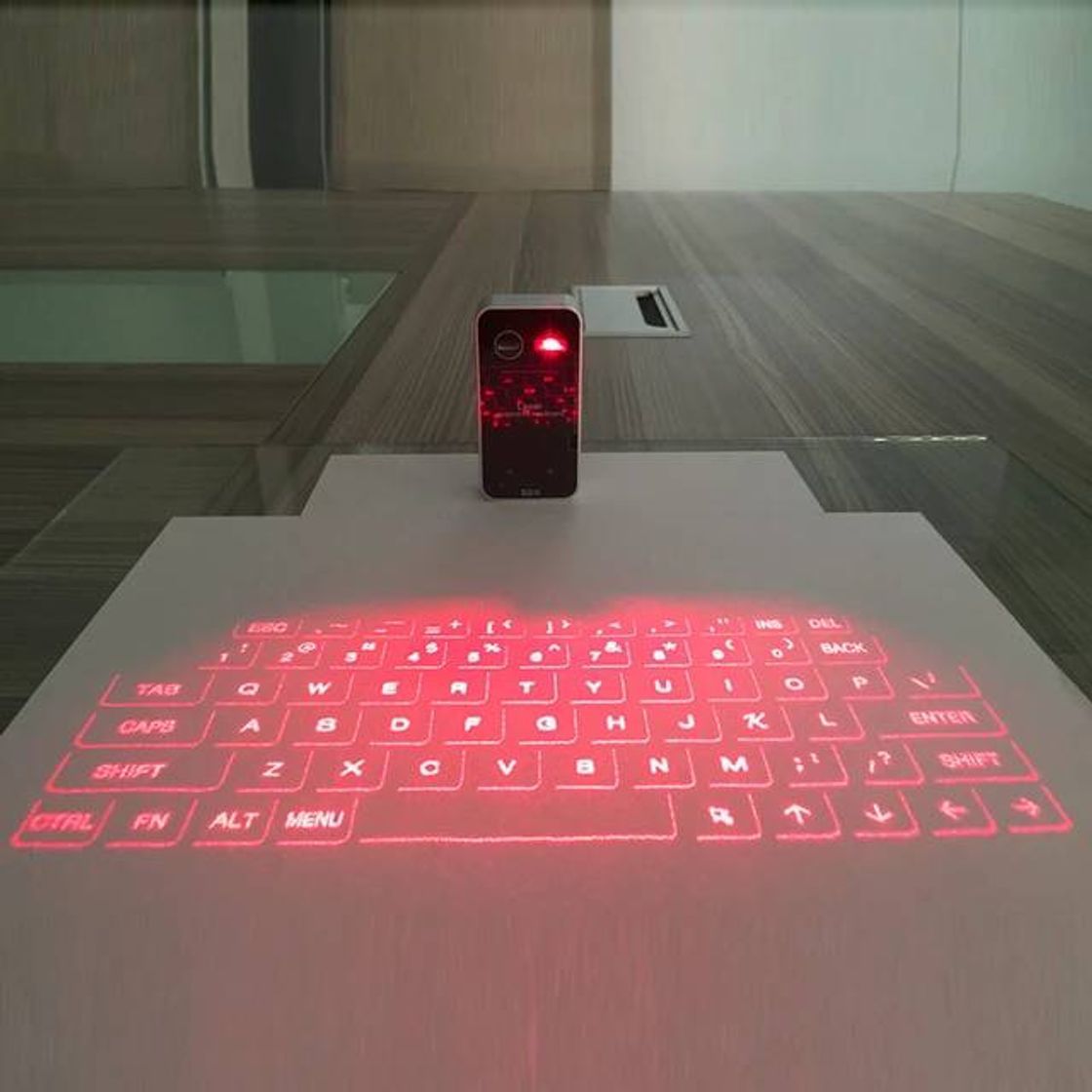 Moda Teclado lazer (Bluetooth virtual keyboard)