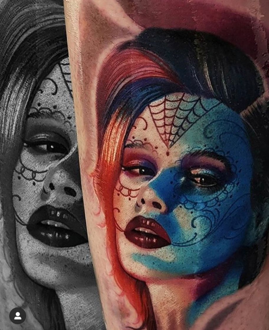 Fashion Tattoo Catrina - símbolo da vida na cultura mexicana 