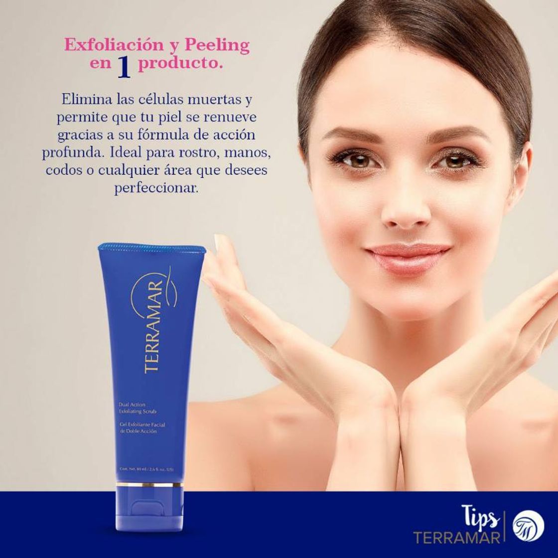 Moda Gel exfoliante facial de doble acción 