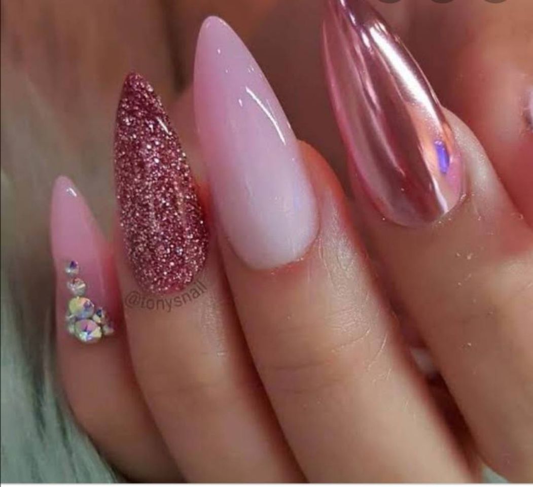 Moda Uñas efecto espejo