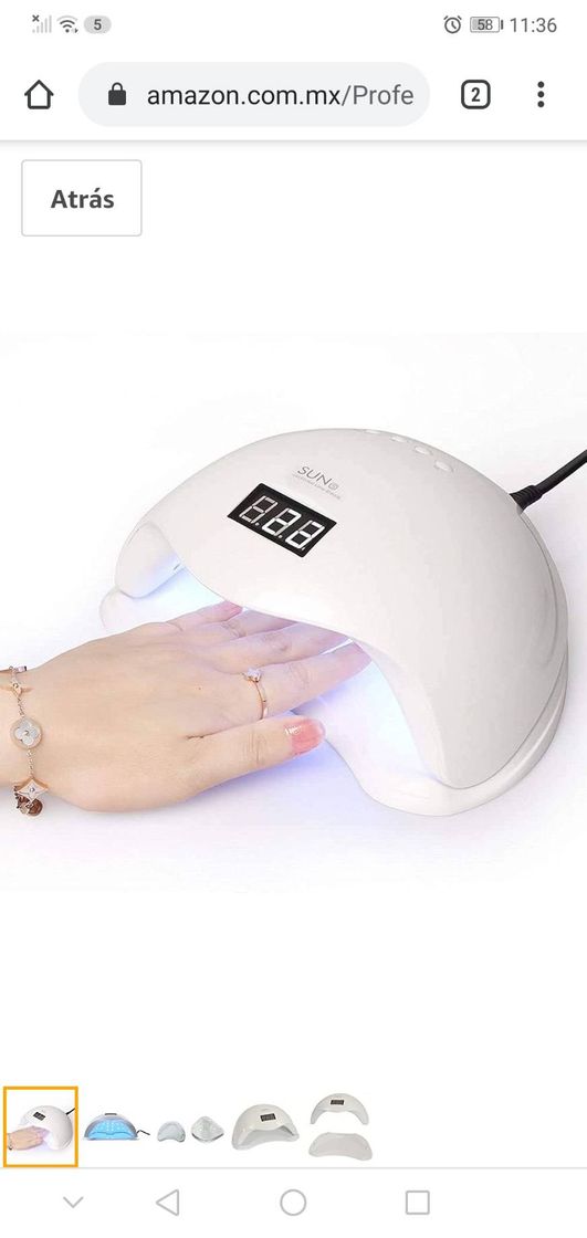 Fashion Lámpara uv led. Exelente secado a buen precio 